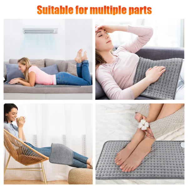 Hailicare Heating Pad for Back, Neck, and Shoulder Pain Relief, Winter Christmas Gifts For Parents