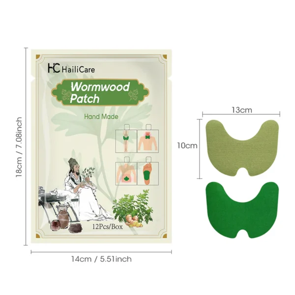Hailicare Knee Relief Plaster Sticker Wormwood Extract Knee Pain Joint Ache Patches
