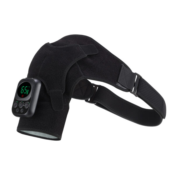 Hailicare Detachable App Control Heating Vibration Shoulder Wrap Massager For Arthritis Pain Relief