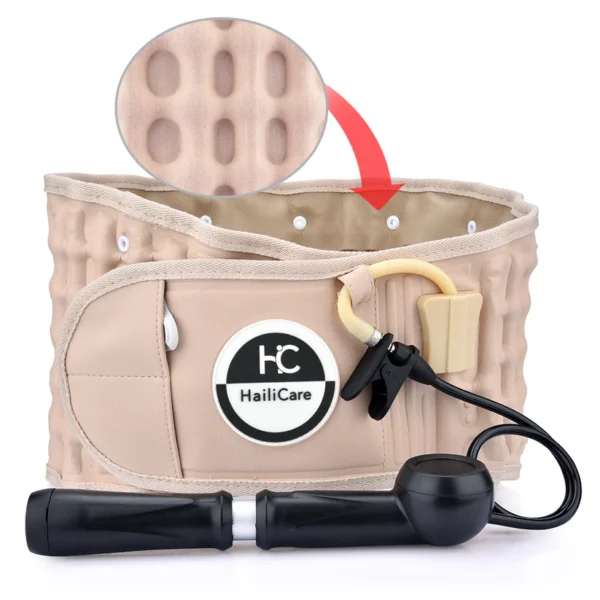 Hailicare Air traction lumbar decompression waist belt for back brace and pain relief