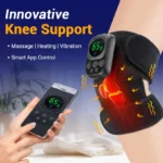 Hailicare Wireless Control Heating Knee Massage Pad for Arthritis Joint Pain Relief Knee Brace Massager