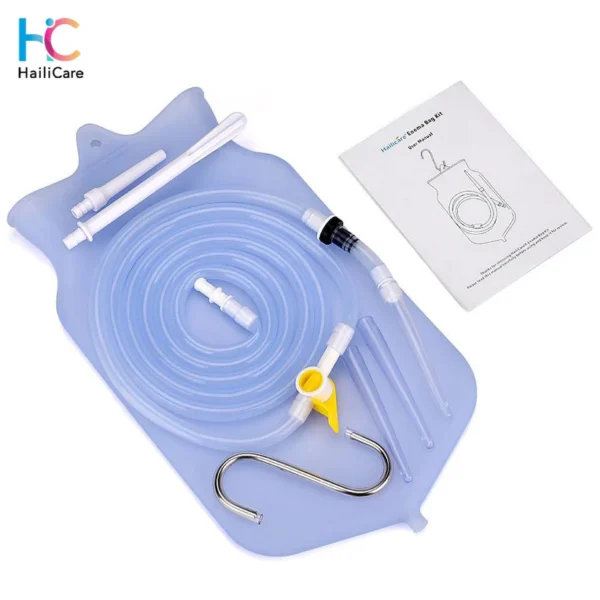 Hailicare Reusable Silicone Enema Cleanse Kit