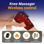 Hailicare Wireless Control Heating Knee Massage Pad for Arthritis Joint Pain Relief Knee Brace Massager