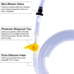 Hailicare Reusable Non-Toxic Stainless Steel Enema Cleanse Kit With 2 Liter Bucket