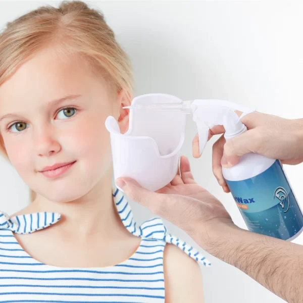 Ear Wax Removal Cleaner Irrigation Kit With 500ml Water Bottle