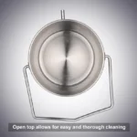 Hailicare Reusable Non-Toxic Stainless Steel Enema Cleanse Kit With 2 Liter Bucket