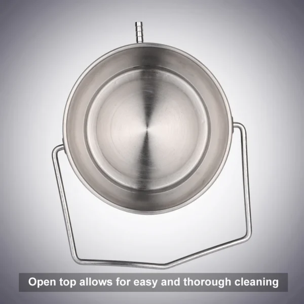 Hailicare Reusable Non-Toxic Stainless Steel Enema Cleanse Kit With 2 Liter Bucket