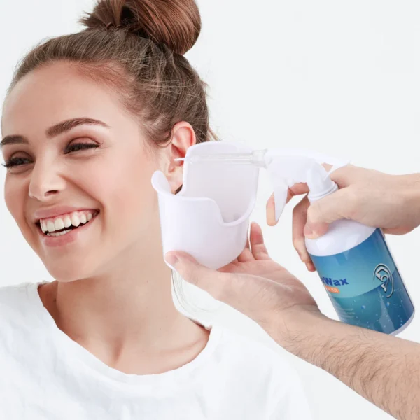 Ear Wax Removal Cleaner Irrigation Kit With 500ml Water Bottle