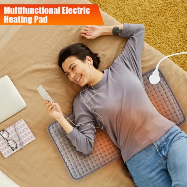 Hailicare Heating Pad for Back, Neck, and Shoulder Pain Relief, Winter Christmas Gifts For Parents