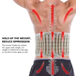 Hailicare Air traction lumbar decompression waist belt for back brace and pain relief