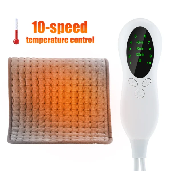 Hailicare Heating Pad for Back, Neck, and Shoulder Pain Relief, Winter Christmas Gifts For Parents