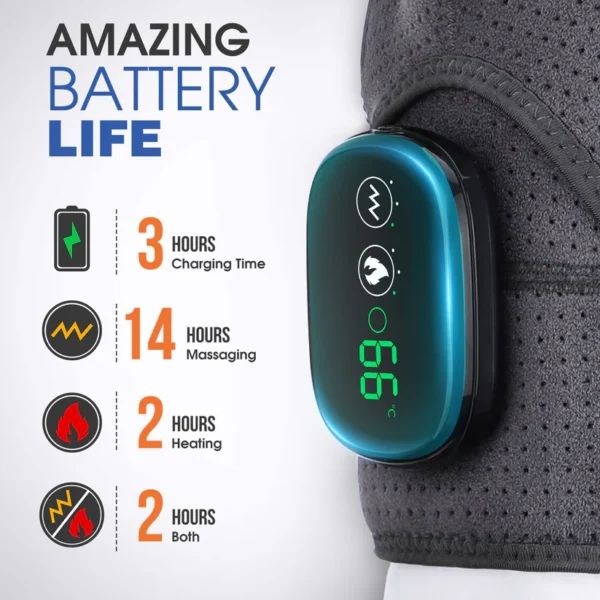 Hailicare Cordless Heating Vibration Shoulder Wrap Massager For Arthritis Pain Relief