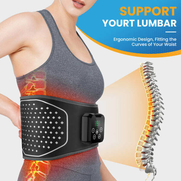 Hailicare Air Bladder Squeeze Waist Massager  Provide Comprehensive Support And Protection For Your Waist Health